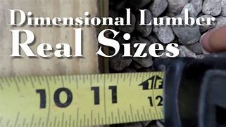 Image result for Dimensional Lumber Actual Dimensions