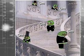 Image result for GM Pepe Meme