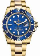Image result for Rolex Submariner Yellow Gold