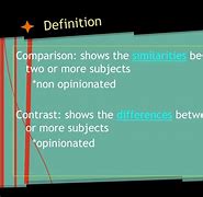 Image result for Definition and Exemplification Compare and Contrast
