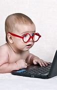 Image result for Baby with Computer