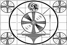 Image result for Television Test Pattern Indian