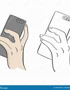 Image result for Old Hand Holding Phone Drawing