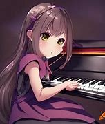 Image result for Cute Anime Laying Piano