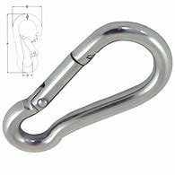 Image result for A4 Stainless Carabiner Hook