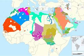 Image result for Arabic Language Map