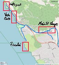 Image result for Map of Downtown Cambria CA