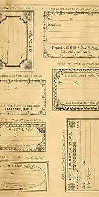 Image result for Blank Antique Apothecary Labels