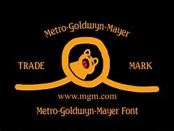 Image result for Metro Goldwyn Mayer Font