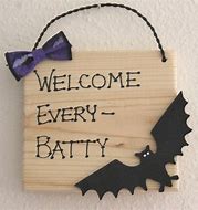 Image result for Cute Bat Sign