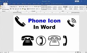Image result for Mobile Phone Icon for Use in Word