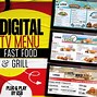 Image result for Digital Menu Boards for Restaurants