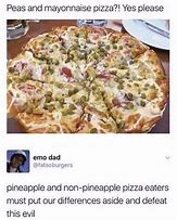Image result for Pineapple Pizza Cliff Meme