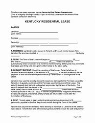 Image result for Kentucky Residential Lease Agreement