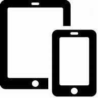 Image result for Smartphone and Tablet Outline PNG