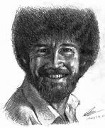 Image result for Draw Bob Ross