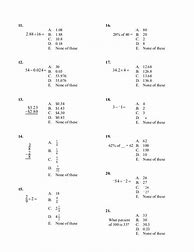 Image result for TABE Test Practice Math Printable