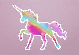 Image result for Rainbow Unicorn Sticker