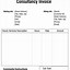 Image result for Consultancy Invoice Template