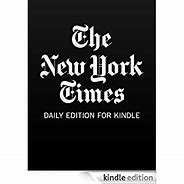 Image result for New York Times Daily Edition for Kindle