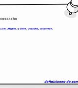 Image result for coscacho