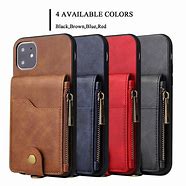 Image result for eBay iPhone 11 Leather Cases with Zipper Design
