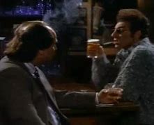 Image result for Kramer Drinking Beer and Smoking