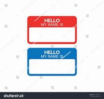 Image result for My Name Is Label