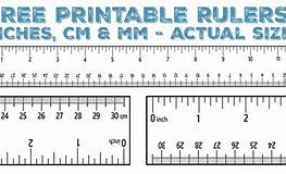 Image result for 1 10 Inch Ruler Printable