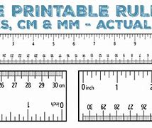 Image result for Ruler Print Out Actual Size