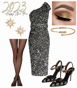 Image result for New Year's Eve Black Dress
