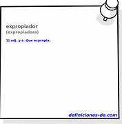 Image result for expropiador