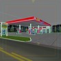 Image result for Night Gas Station Exxon