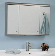 Image result for Tri-Fold Mirror Bathroom Cabinet