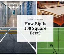 Image result for How Big Is 100 Square Feet