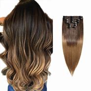 Image result for Real Hair Clip On Extensions