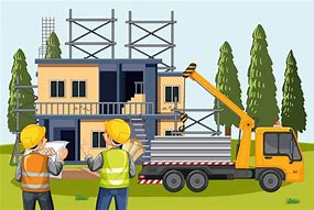 Image result for House Construction Cartoon