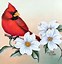 Image result for Glass Apple with Cardinal and Dogwood Flower