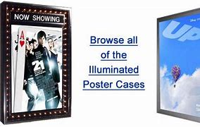 Image result for Lighted Movie Poster Frames