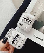 Image result for Off White AirPod Case Cover Sheet