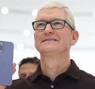 Image result for Tim Cook iPhone Swap