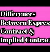 Image result for Implied Contract