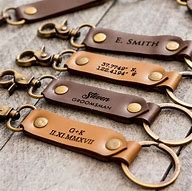 Image result for Leather Key Ring Labels