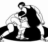 Image result for Wrestling Cartoon Black and White