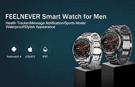 Image result for Masculine Men's Smartwatch iOS Compatible