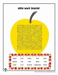 Image result for Apple Pickign Word Search