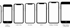 Image result for iPhone Screen Size Cmparion