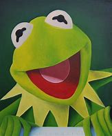 Image result for Kermit Frog Painting