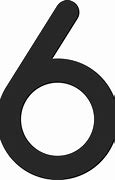 Image result for Number 6 Icon