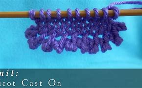 Image result for Knitting Picot Cast On